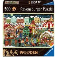 Wooden Puzzle - Weihnachtsmarkt 500 Teile