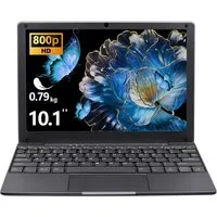 LONGEVINCE 10,1 Zoll Mini Laptop, 8GB RAM Notebook (25,6 cm/10.1 Zoll, Intel Celeron N4000, Intel HD Graphics 600, 8 GB, 256 GB SSD, Ultradünnes Design, Windows 11 Pro, inklusive Maus)
