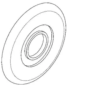 KWC Aquarotter Rosette, ANIMA, für Trinksprudler , 2000101429 2000101429
