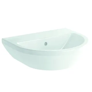 VitrA Integra Waschtisch 7066L003-0012 49,5 x 43 cm, weiß, mit Überlauf/ohne Hahnloch