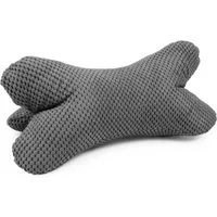 Amilian Nackenkissen Leseknochen 44x22 cm für Erwachsene - Lesekissen Knochenkissen Sofa, Leseknochen für Erwachsene, mit Bezug, weich, abnehmbarer Bezug, formstabil