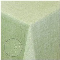 Moderno Tischdecke Tischdecke Stoff Damast Leinen-Optik Jacquard mit Fleckschutz, Eckig 80x80 cm