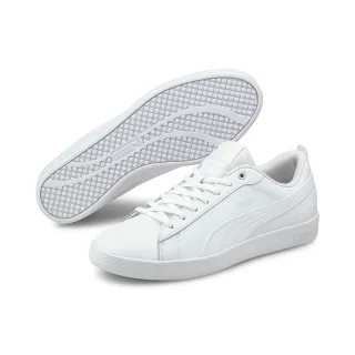 PUMA Sneaker "SMASH WNS V2 L" aus Leder und Synthetik, atmungsaktives Innenmaterial aus Textil