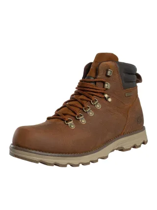 Caterpillar Sire Wasserdichte Lederstiefel, Braun
