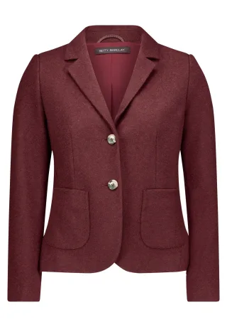 Betty Barclay - Wollblazer maroon banner - Gr. - 44