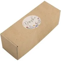 Herz & Heim Geschenkbox als Dankeschön - Geschenkverpackung "Danke" aus stabiler Pappe, verschiedene Größen