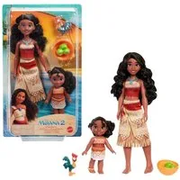 Mattel® Stehpuppe Mattel JBT66 - Disney Vaiana 2 - Schwesternset – Gemeinsam Abenteuer