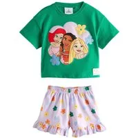 Next T-Shirt & Shorts Shorts-Set, Disney Prinzessin (2-tlg)