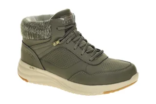 Skechers 144739 OLV Damen Sneaker olive wasserdicht mit Memory Foam
