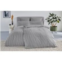 LeGer Home by Lena Gercke Bettwäsche Linnea, Flanell, 2 teilig, aus 100% Baumwolle, Streifendesign
