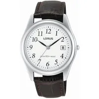 LORUS Quarzuhr RS965BX9, Armbanduhr, Herrenuhr, Damenuhr, Datum, Lederarmband