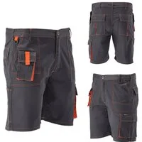 TRIZERATOP Arbeitshose Arbeitshose / Shorts DORIA grau/orange Gr. L