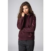 SUBLEVEL Kapuzenpullover Damen Hoodie mit auffälligen Prints auf Ärmel und Sweater, Kapuzensweatshirt mit Kängurutasche, mit Kapuze