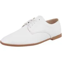 Ital-Design Vielseitige Elegante Schuhe für jeden Anlass Schnürschuh (89092070) Blockabsatz Schnürer in Weiß