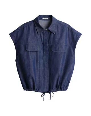 Opus - Bluse - Fulisma blau - Gr. - 44