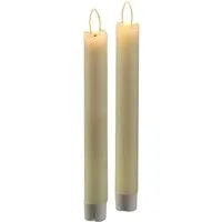 Ambiente Haus LED-Kerze LED Stabkerzen 20cm (2-tlg., Set)
