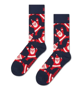 happy socks - Santa Sock Blau - Gr. - 38