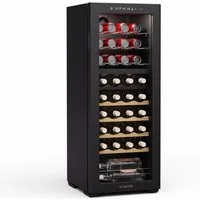 Klarstein Weinkühlschrank Bovella 36 Duo+, für 36 Standardflaschen á 0,75l,Wein Flaschenkühlschrank Weintemperierschrank Weinschrank Kühlschrank