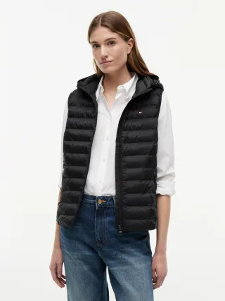 LW PADDED GLOBAL STRIPE VEST black - Gr. - M