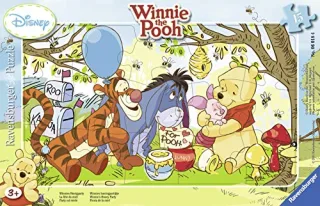 Ravensburger 06018 - Winnie Pooh Honigparty - 15 Teile Rahmenpuzzle