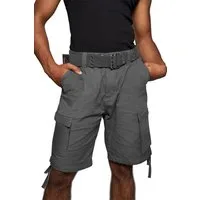 normani Bermudas Sommer-Shorts „Kalahari“ mit Gürtel „Wadi“ kurze Sommerhose Freizeithose Vintage-Shorts