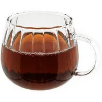 Almina Gläser-Set Gläser-Set Riffle Cup 400 ml Hitzebeständig Transparent, 8-tlg.