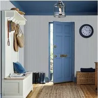 LAURA ASHLEY Vliestapete Farnworth Streifen, glatt, gestreift, (1 St), 10mx52cm (ca. 5m2)