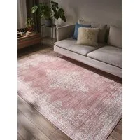 benuta Teppich Laury, rechteckig, Höhe: 5 mm, Teppich Wohnzimmer, Schlafzimmer, Esszimmer, Flur, Kunstfaser, Cozy