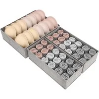 Lifewit Aufbewahrungsdose Double Organizer für Kommode mit Stabiler Boden, Kleiderschrank und. (3 St)