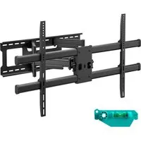 ONKRON TV-Wandhalterung 42-120 Zoll, bis 100 kg, VESA 200x100-1000x600, M10-B, (bis 120 Zoll, groß, schwenkbar, neigbar, ausziehbar, Doppelarm)
