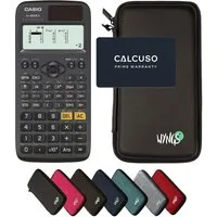 CASIO Taschenrechner fx-85DE X ClassWiz inkl. WYNGS Schutztasche Schwarz