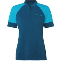 VAUDE T-Shirt Women's Altissimo Q-Zip Shirt (1-tlg) atmungsaktives und schnelltrocknendes Radshirt