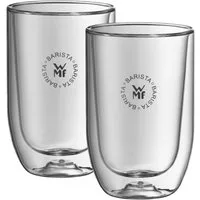 WMF Thermoglas Barista, 2-tlg., Glas, doppelwandiges hitzebeständiges Glas, stilvoll, kein Kondenswasser