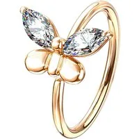 Taffstyle Nasenpiercing Piercing Schmetterling Chirurgenstahl Ohrpiercing Tragus Nasen Ring, Biegbarer Piercing Ring Zirkonia Schmetterling Schmuck Ohr Nase Lippe