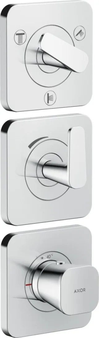 Hansgrohe Thermostat Modul 380/120 Unterputz FS Axor Citterio C 3 Verbr.chrom, 49710000 49710000