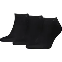 Calvin Klein Sneakersocken CK MEN SNEAKER 3P (3 Paar) mit kleinem Rippenbündchen, Cotton-Mix, elastisch