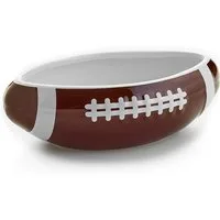 40YARDS Schüssel American Football Schüssel / Schale in American Football Form, Keramik, (Größe: XXL, maßstabsgetreu, 28 cm Länge) mit erhabener Naht
