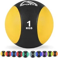 MSports® Medizinball Medizinball 1 – 10 kg – inkl. Übungsposter