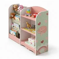 relaxdays Kinderregal mit 7 Fäch