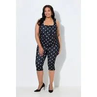 Ulla Popken Funktionshose Jersey-Jumpsuit
