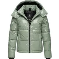Ragwear Steppjacke Roobie super stylische, gänzende Damen Winterjacke