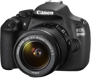 Canon EOS 1200D [18MP Full HD 3"] schwarz inkl. EF-S 18-55mm 1:35-56 IS II Objektiv