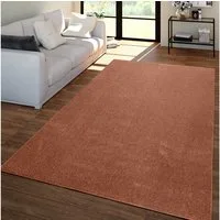 TT Home Teppich Diele, Esszimmer, Flur, Schlafzimmer, Wohnzimmer, Rechteckig, Höhe: 12 mm, Wohnzimmer Teppich Kurflor Unifarbendes Design Modern Und Zeitlos