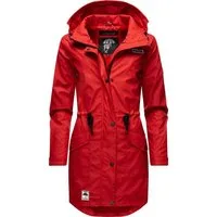 Navahoo Outdoorjacke Deike modischer Damen Outdoor Regenmantel