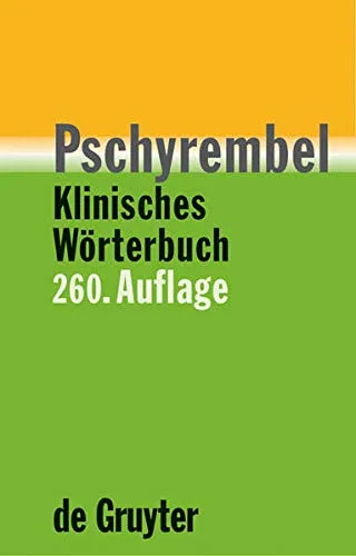 Pschyrembel® Klinisches Wörterbuch [Gebundene Ausgabe] [2004] Pschyrembel Willibald