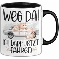 Trendation Tasse Führerschein Bestanden Geschenk Tasse Bestandener Führerschein Weg Da