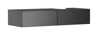 Hansgrohe Xevolos E Waschtischunterschrank Schiefergrau Matt 1370/550 mit 2 Schubkästen für Konsole 54324770