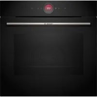 BOSCH Pyrolyse Backofen Serie 8 HBG7741B1, mit Teleskopauszug nachrüstbar, Pyrolyse-Selbstreinigung, Air Fry für knusprige Lebensmittel & automatische Selbstreinigung