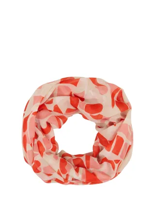 Tom Tailor - Loop-Schal mit Muster red dots and shapes design - Gr. - OS