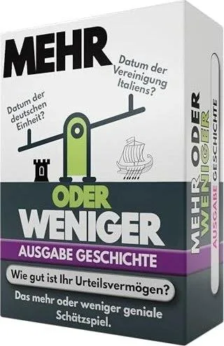 Mehr oder weniger, Quizspiel
